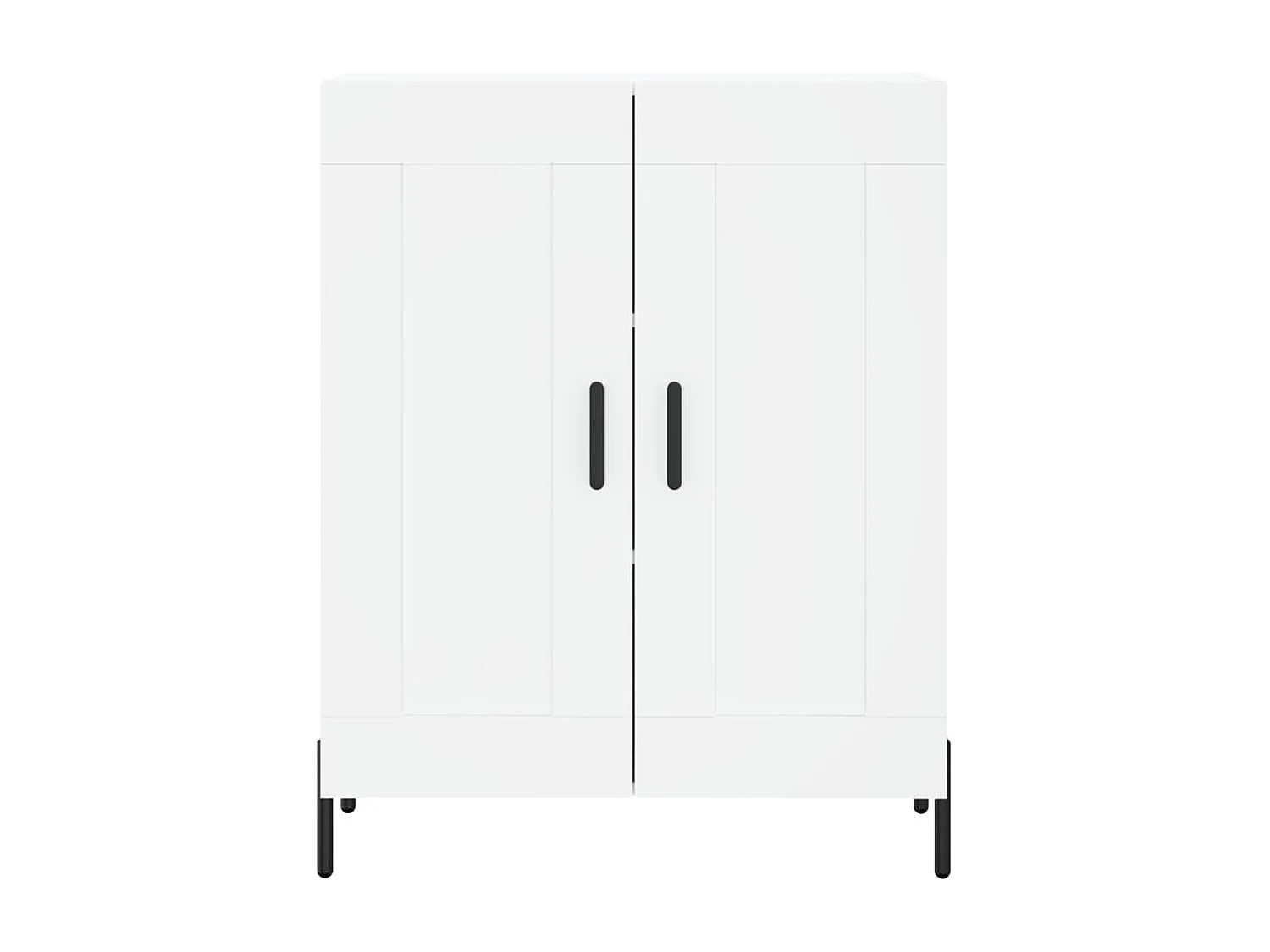 Dressoir 69,5x34x90 cm bewerkt hout wit