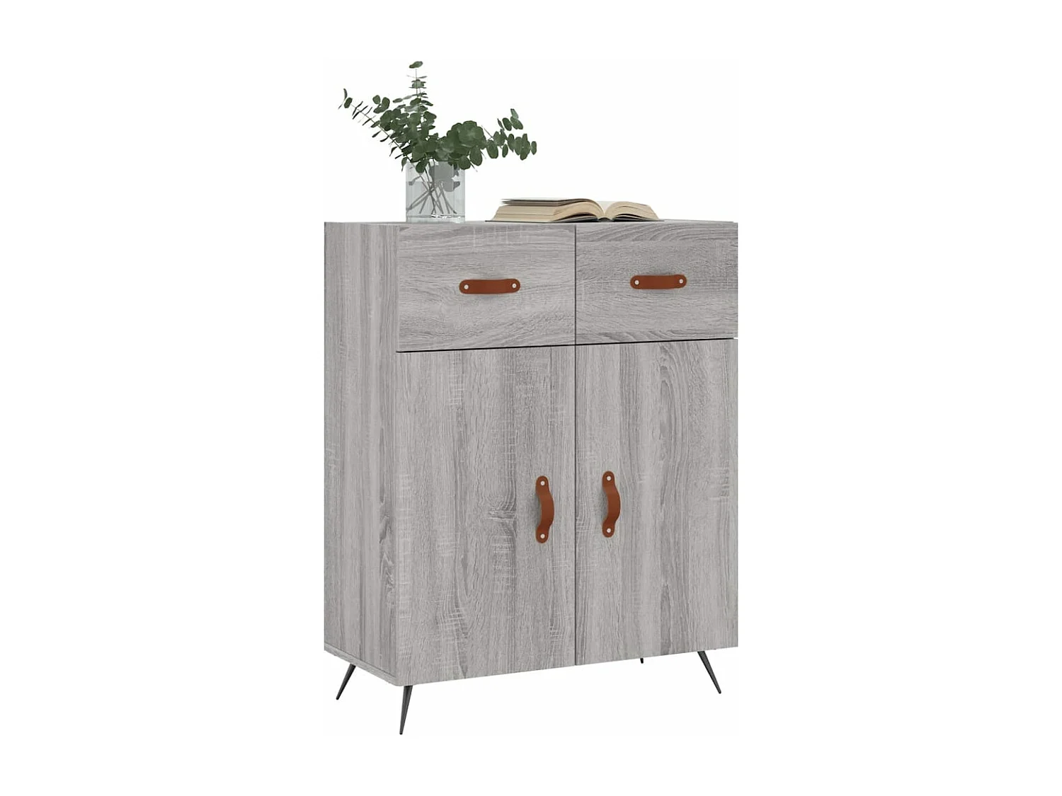 Buffet sonoma gris 69,5x34x90 cm bois d'ingénierie