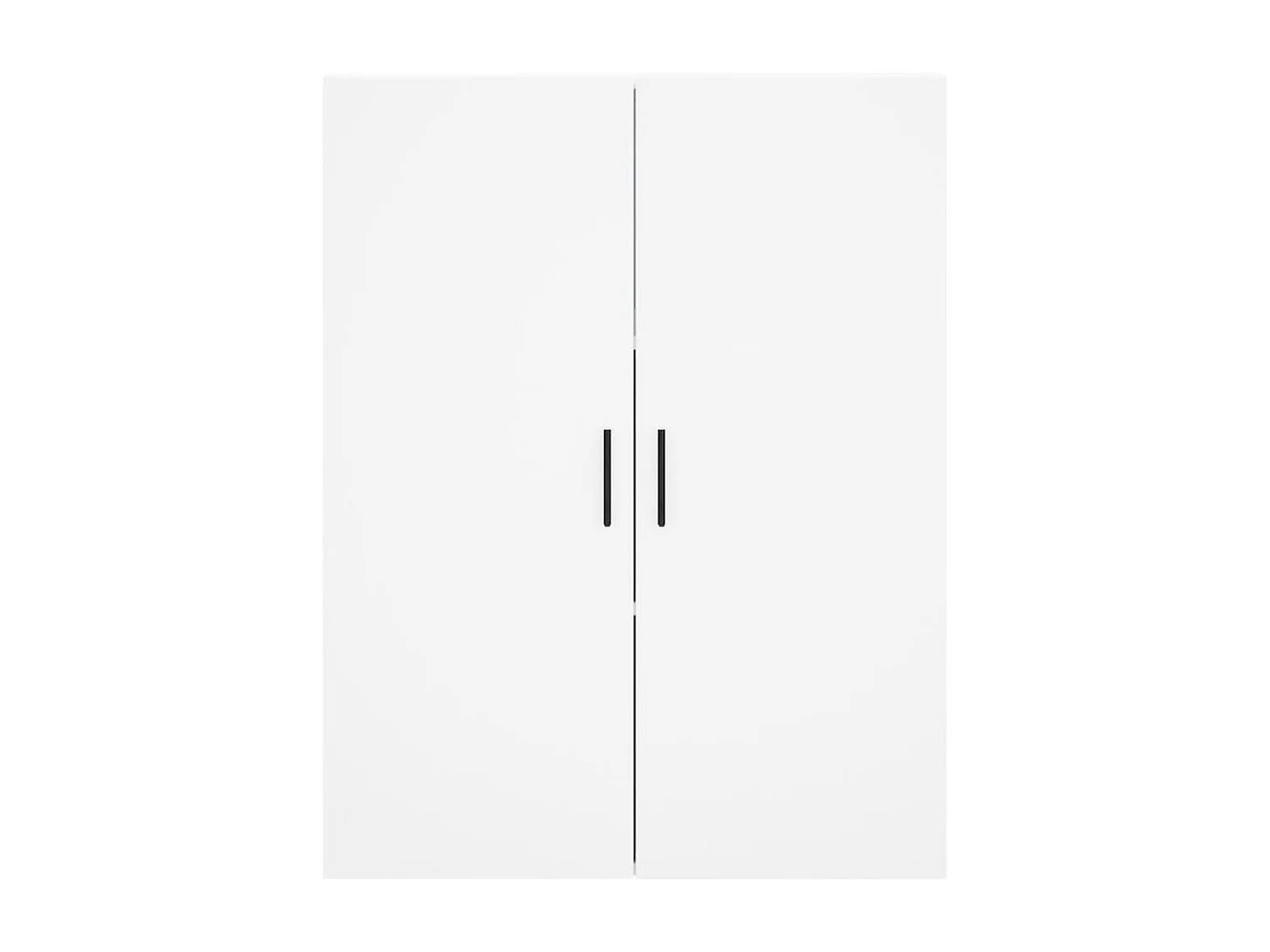 Buffet haut Blanc 69,5x34x180 cm Bois d'ingénierie