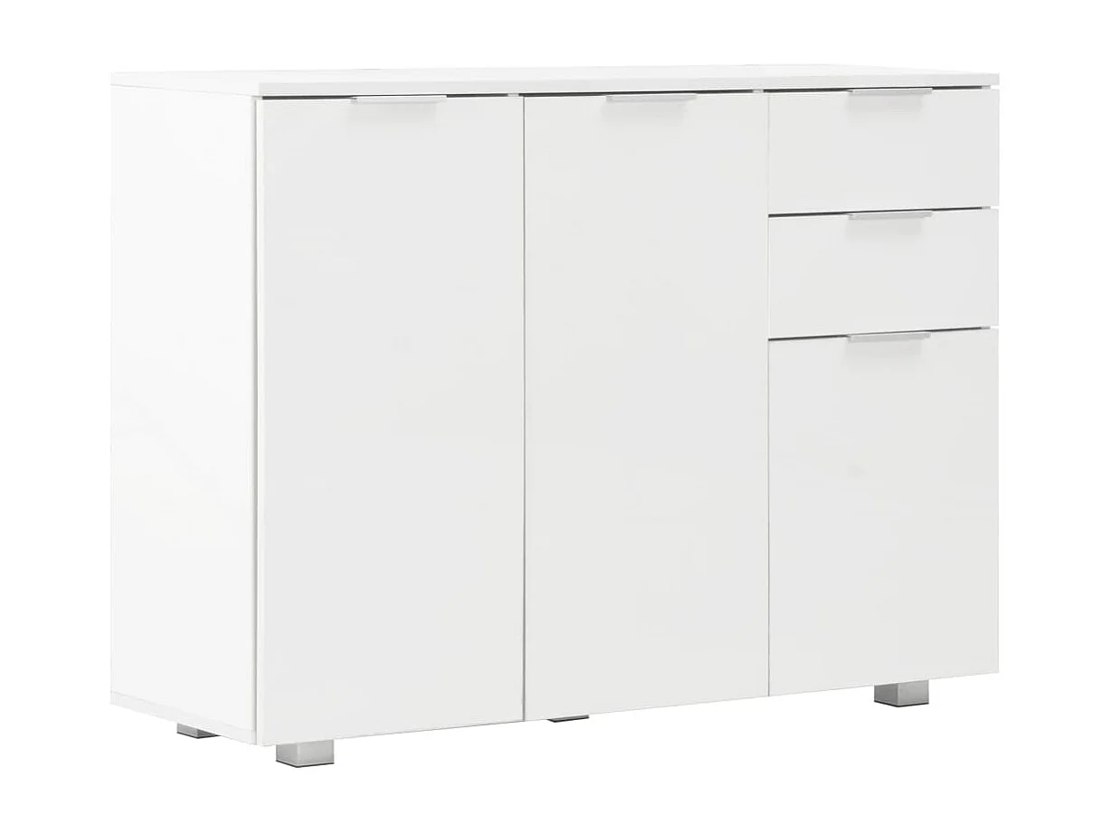 Buffet Blanc brillant 107x35x80,5 cm