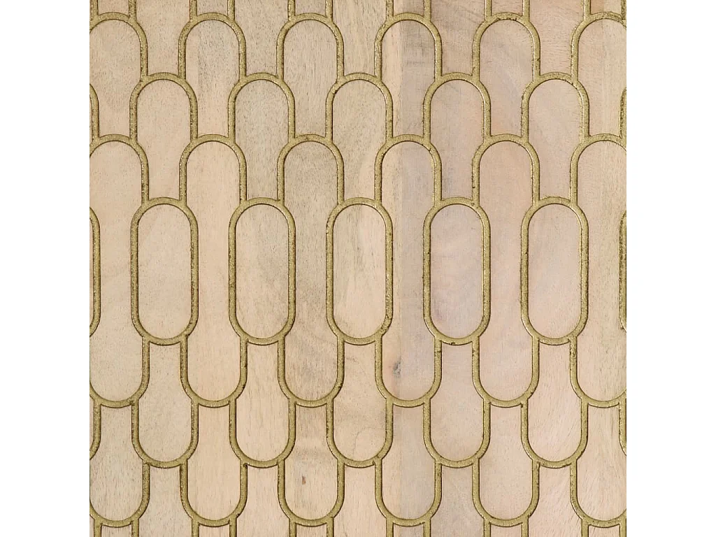 Aparador alto madera maciza de mango 40x33x110 cm