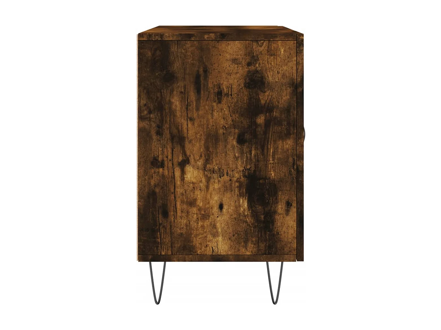 Buffet chêne fumé 100x36x60 cm bois d'ingénierie