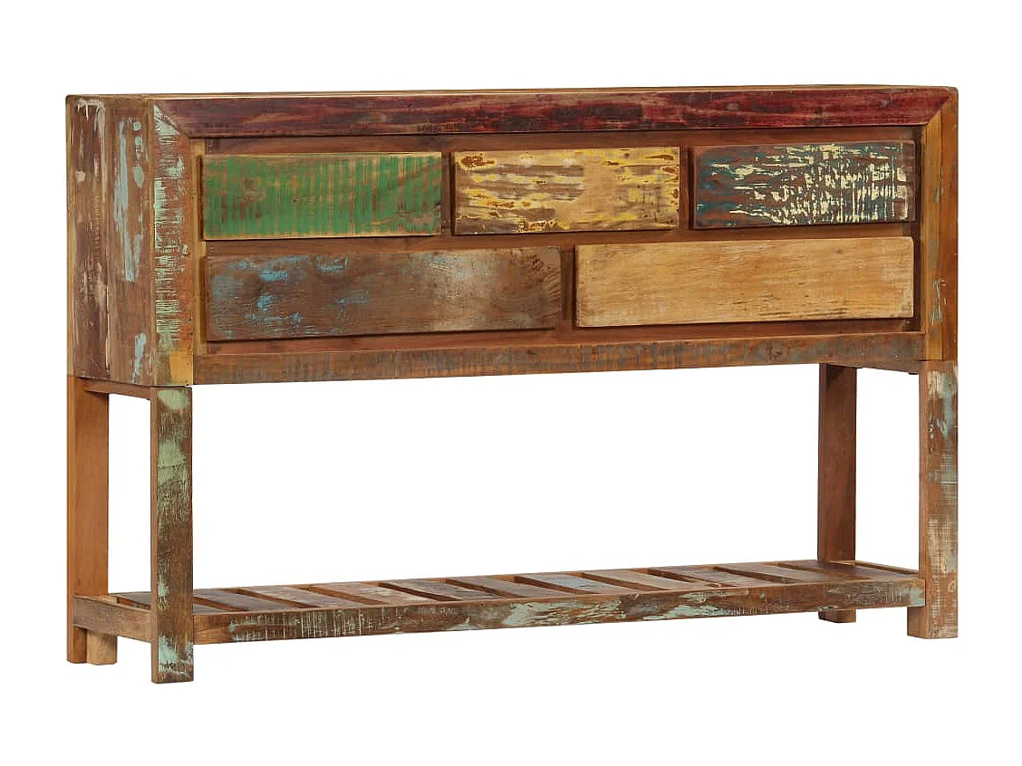 Buffet 120x30x75 cm Bois de récupération solide