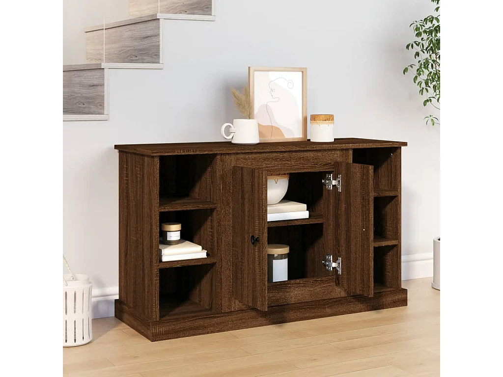 Buffet Chêne marron 100x35,5x60 cm Bois d'ingénierie