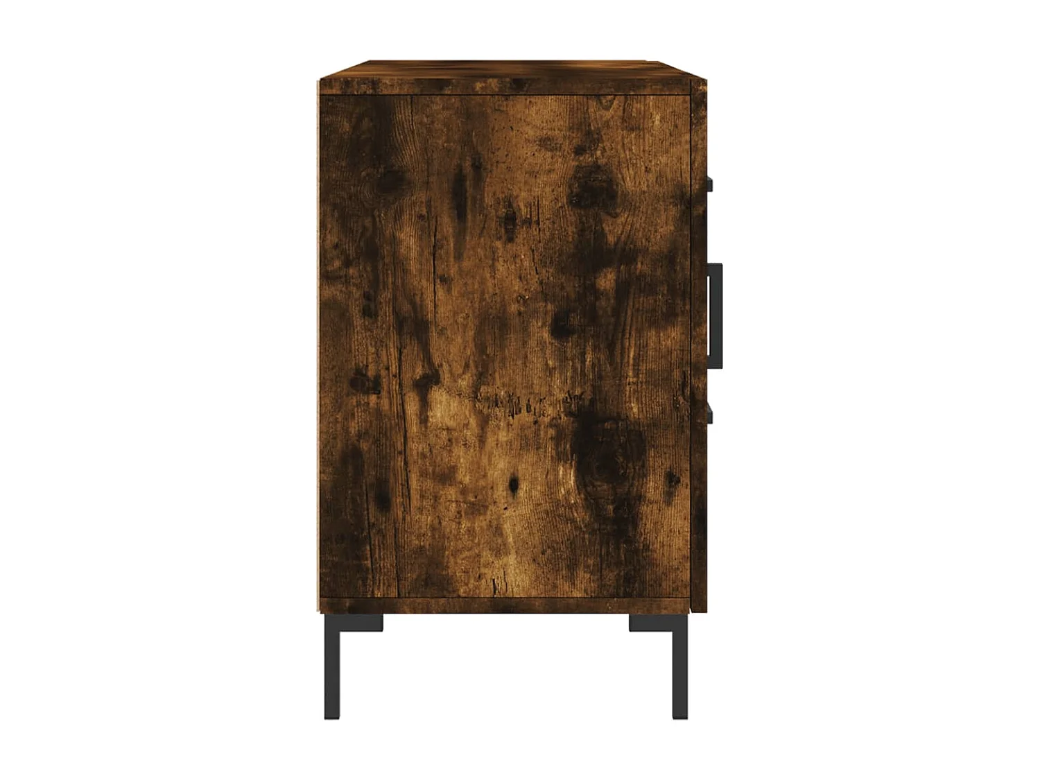 Aparador madera de ingeniería roble ahumado 100x36x60 cm