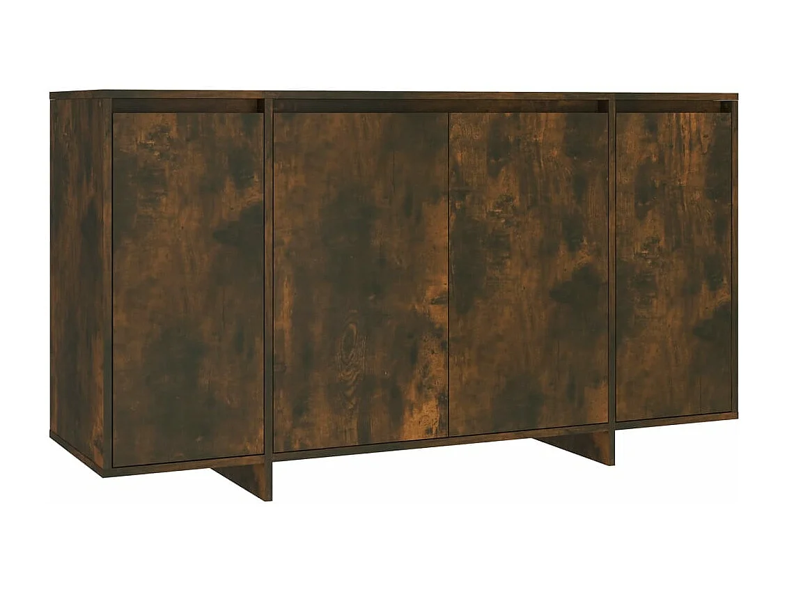 Buffet Chêne fumé 135x41x75 cm Aggloméré