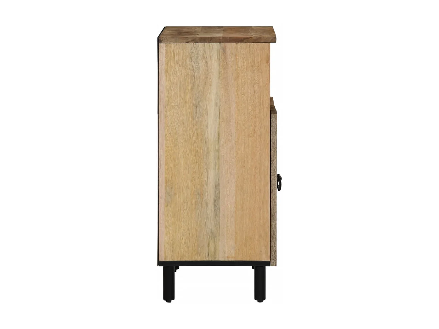 Armoire latérale 60x33x75 cm bois massif de manguier