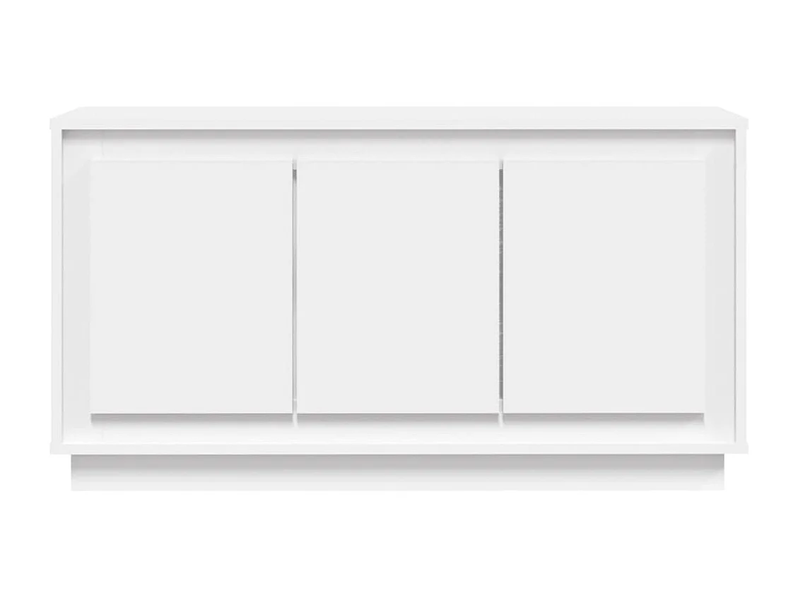 Buffet blanc 102x35x55 cm bois d'ingénierie