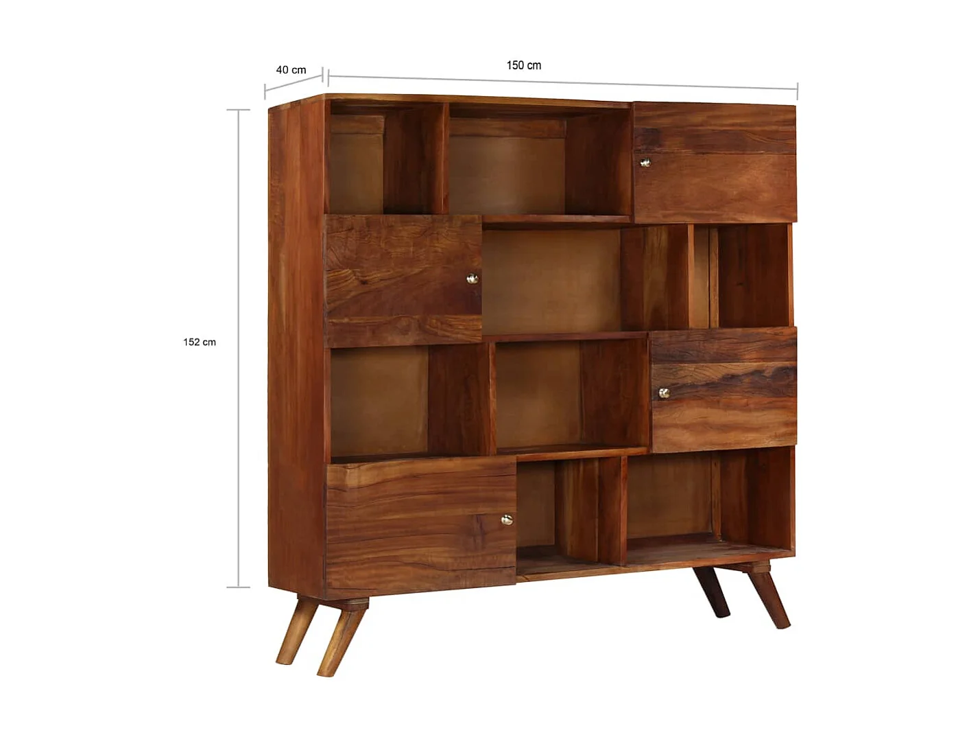 Buffet Bois de récupération massif 150 x 40 x 152 cm