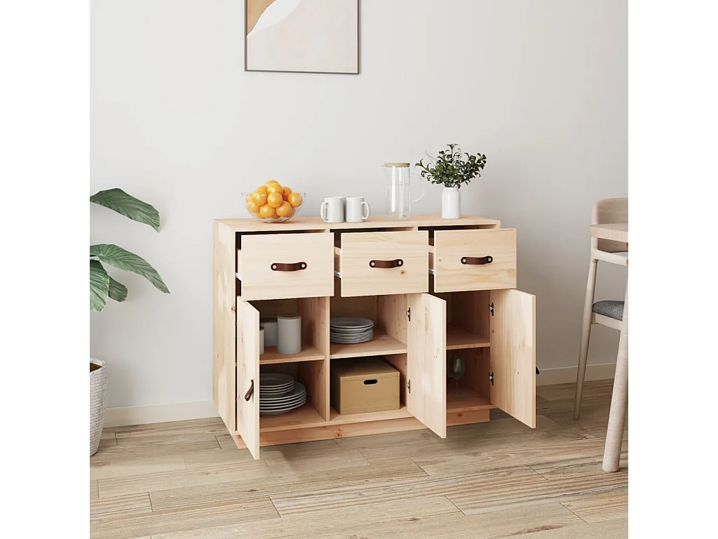 Buffet 100x40x75 cm Bois massif de pin