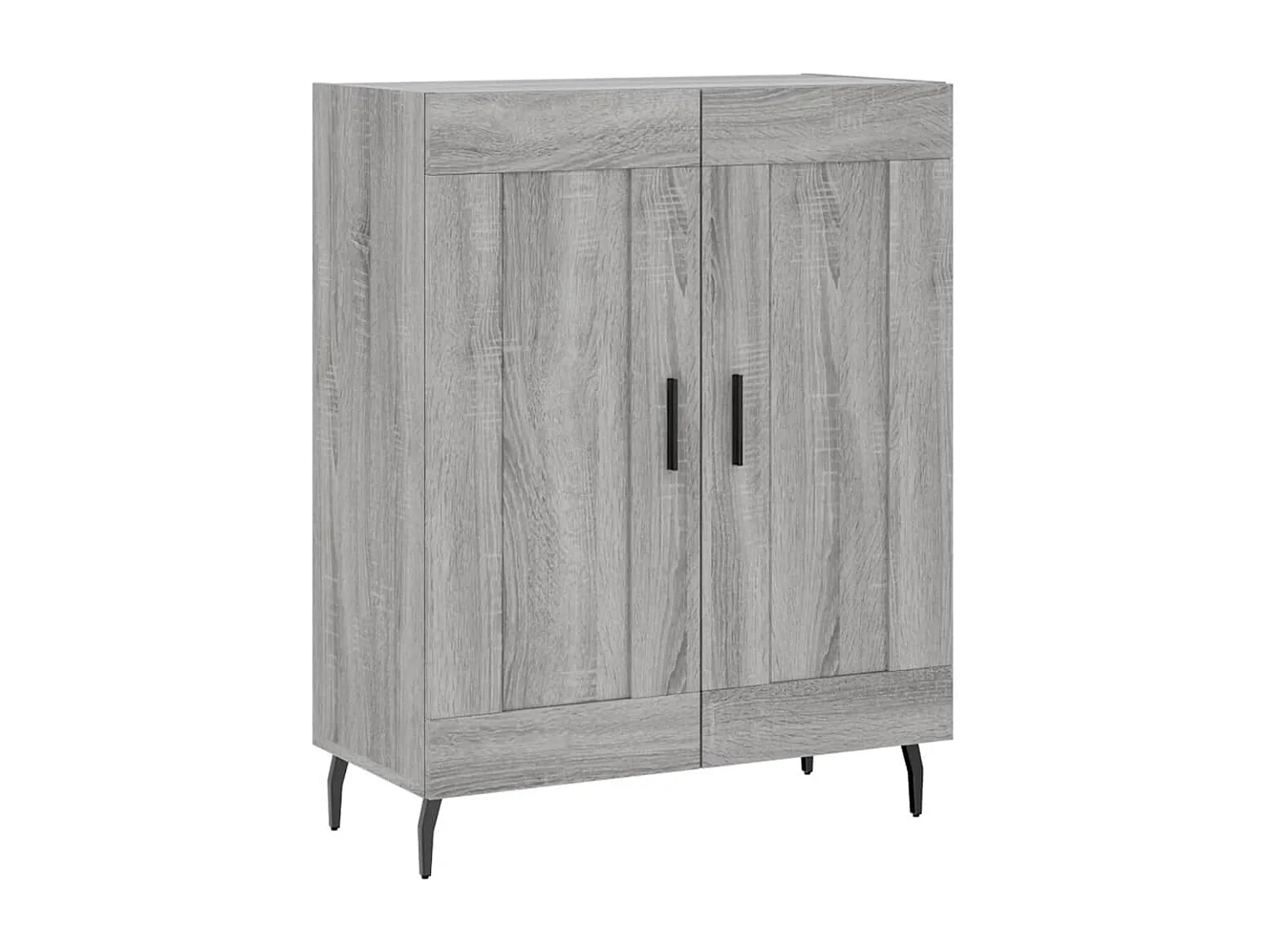 Dressoir 69,5x34x90 cm bewerkt hout grijs sonoma eikenkleurig