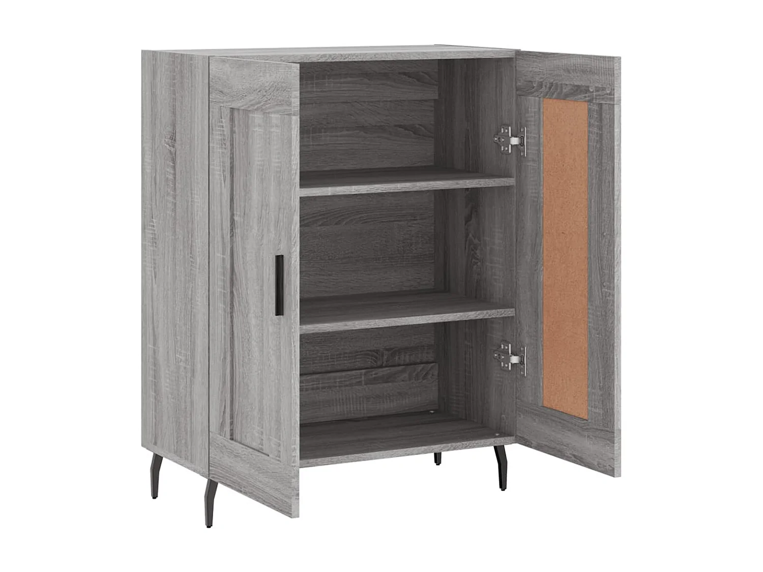 Buffet sonoma gris 69,5x34x90 cm bois d'ingénierie