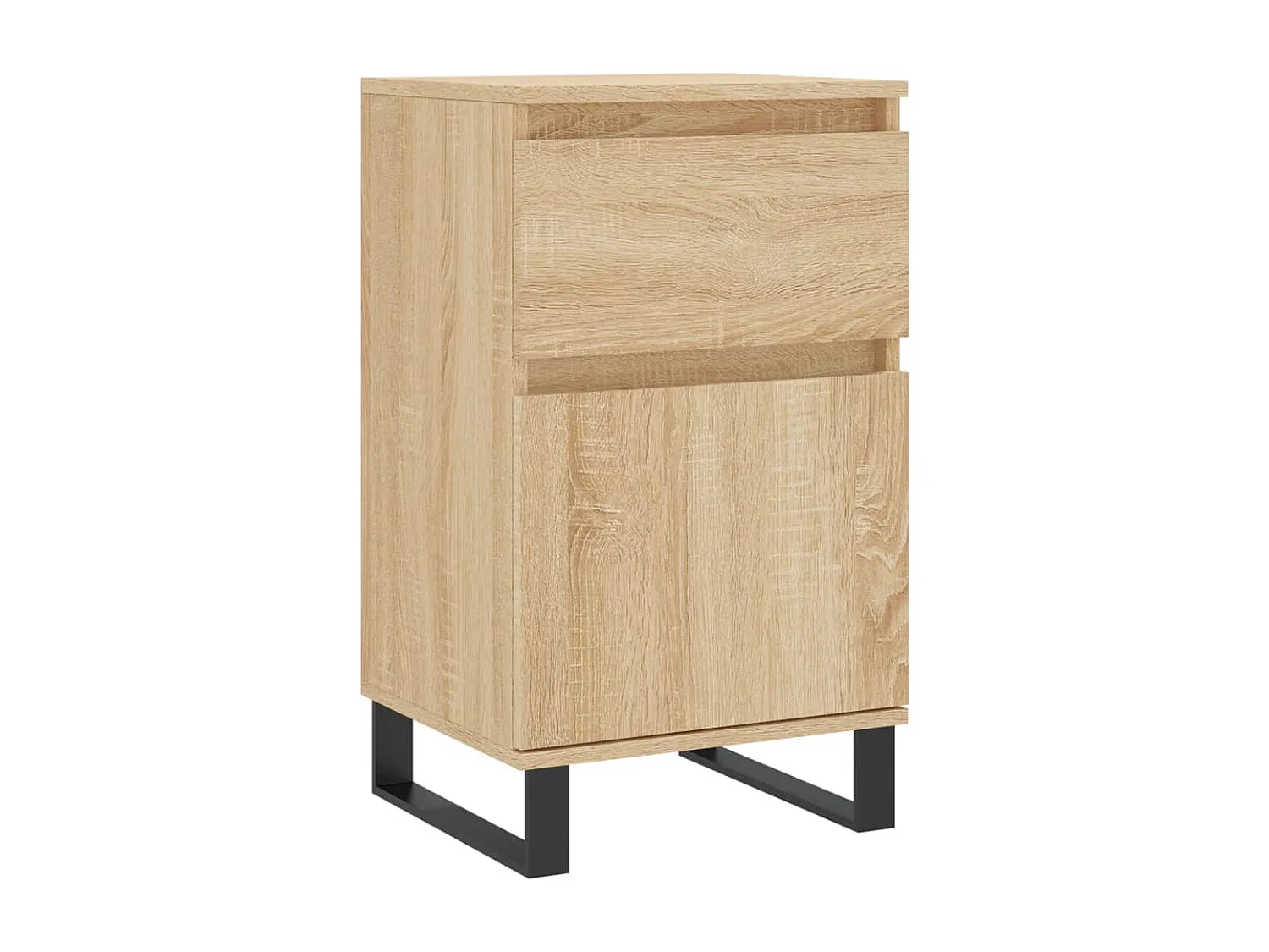 Buffets 2 pièces chêne sonoma 40x35x70 cm bois d'ingénierie