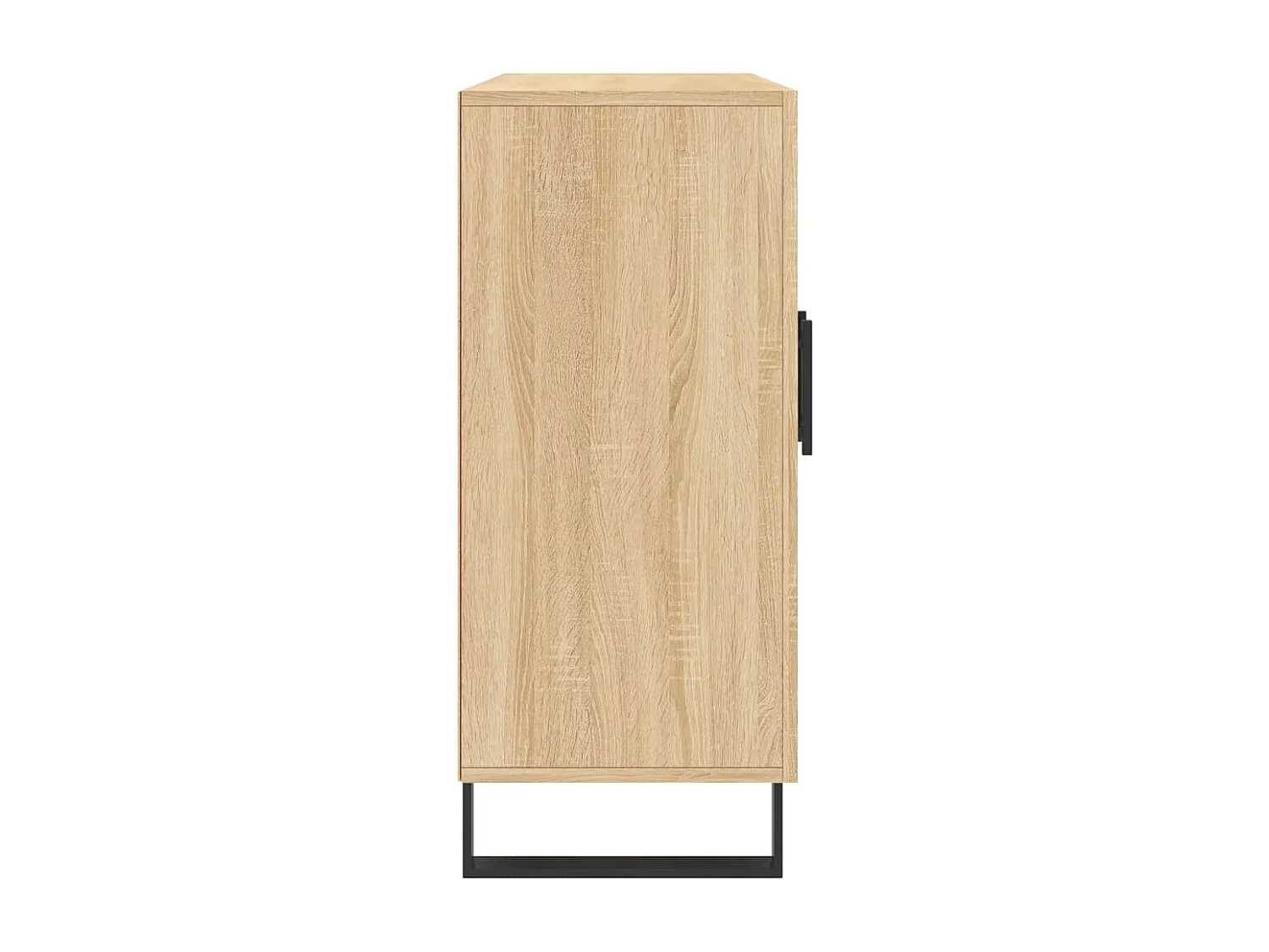 Dressoir 90x34x80 cm bewerkt hout sonoma eikenkleurig