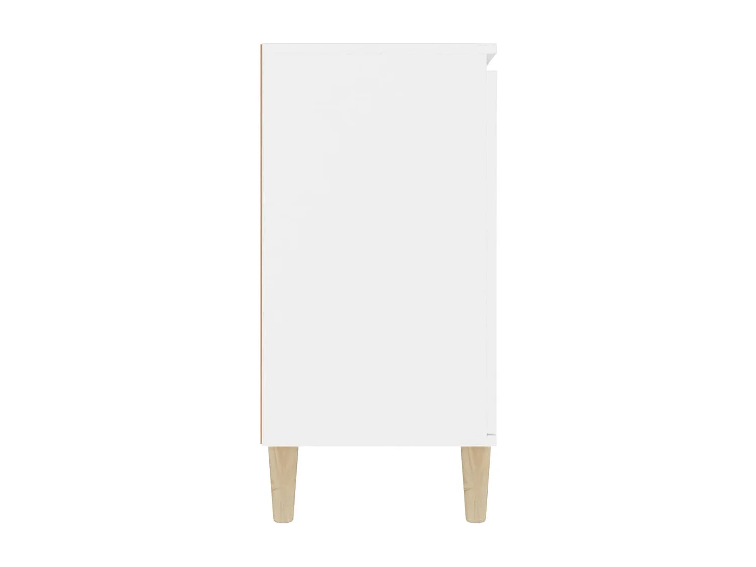 Dressoir 101x35x70 cm bewerkt hout wit