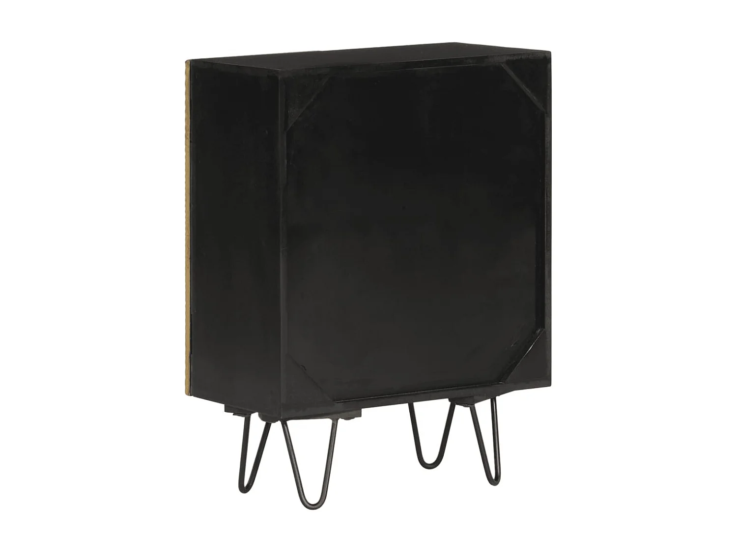 Aparador de madera maciza de mango 55x30x75 cm