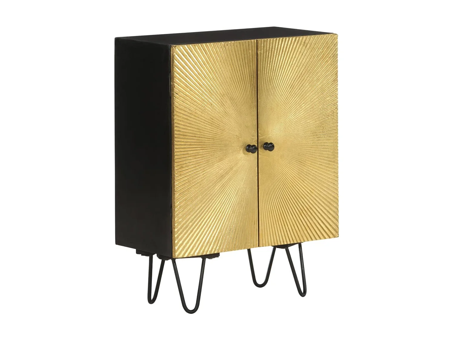 Buffet 55x30x75 cm bois massif de manguier