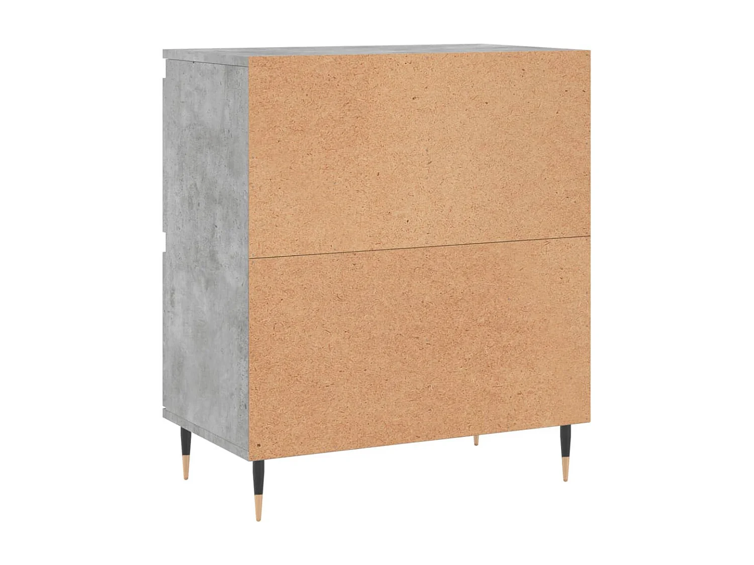 Buffets 3 pièces gris béton bois d'ingénierie