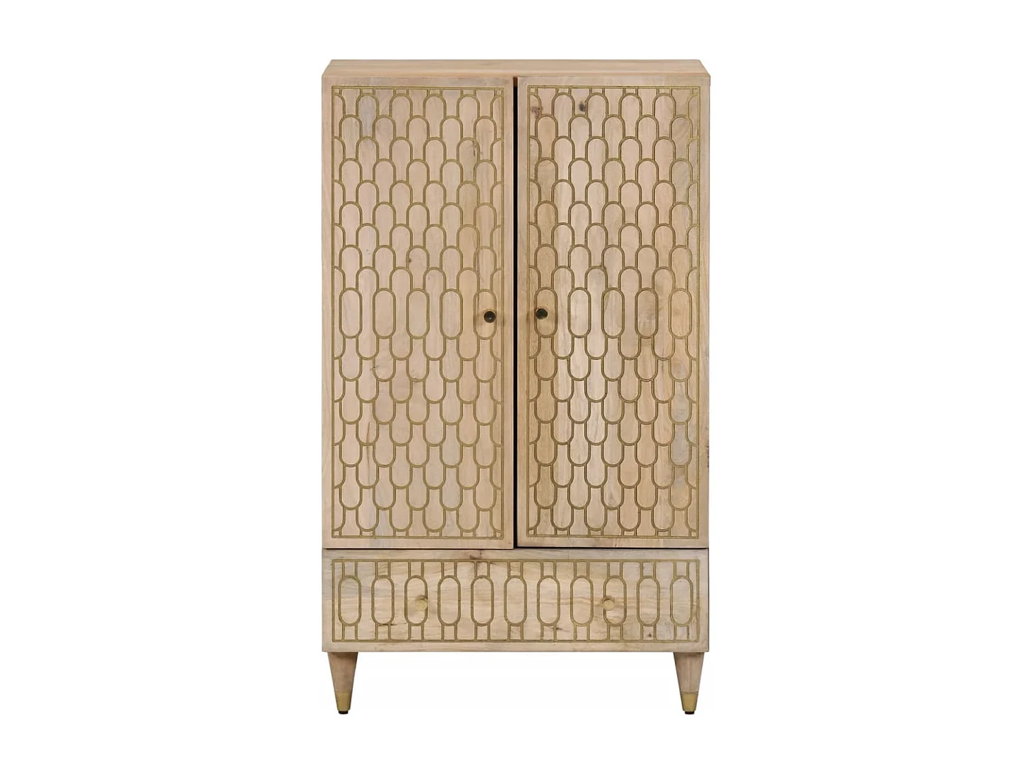 Buffet 60x33x100 cm bois de manguier massif