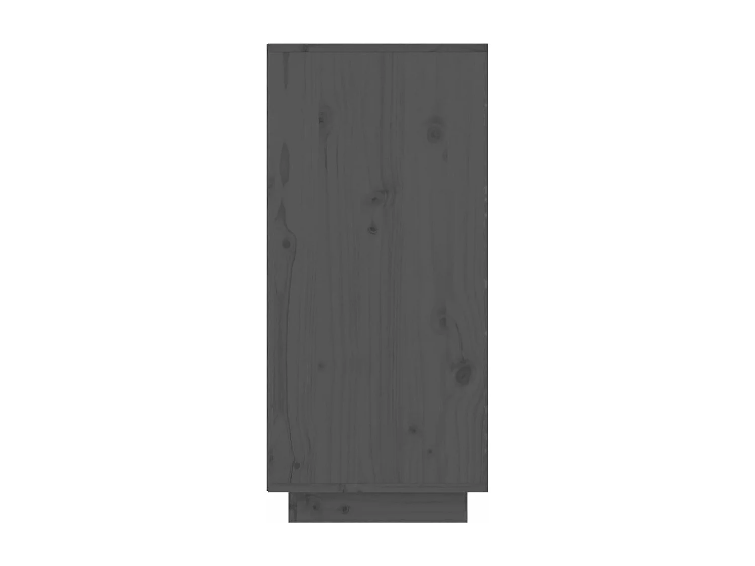 Armoire console Gris 60x34x75 cm Bois de pin solide