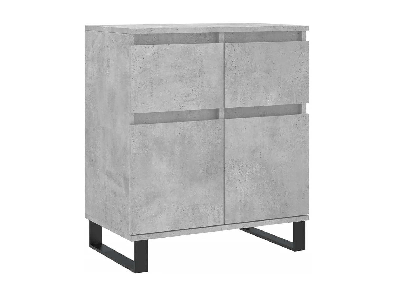 Buffet Gris béton 60x35x70 cm Bois d'ingénierie
