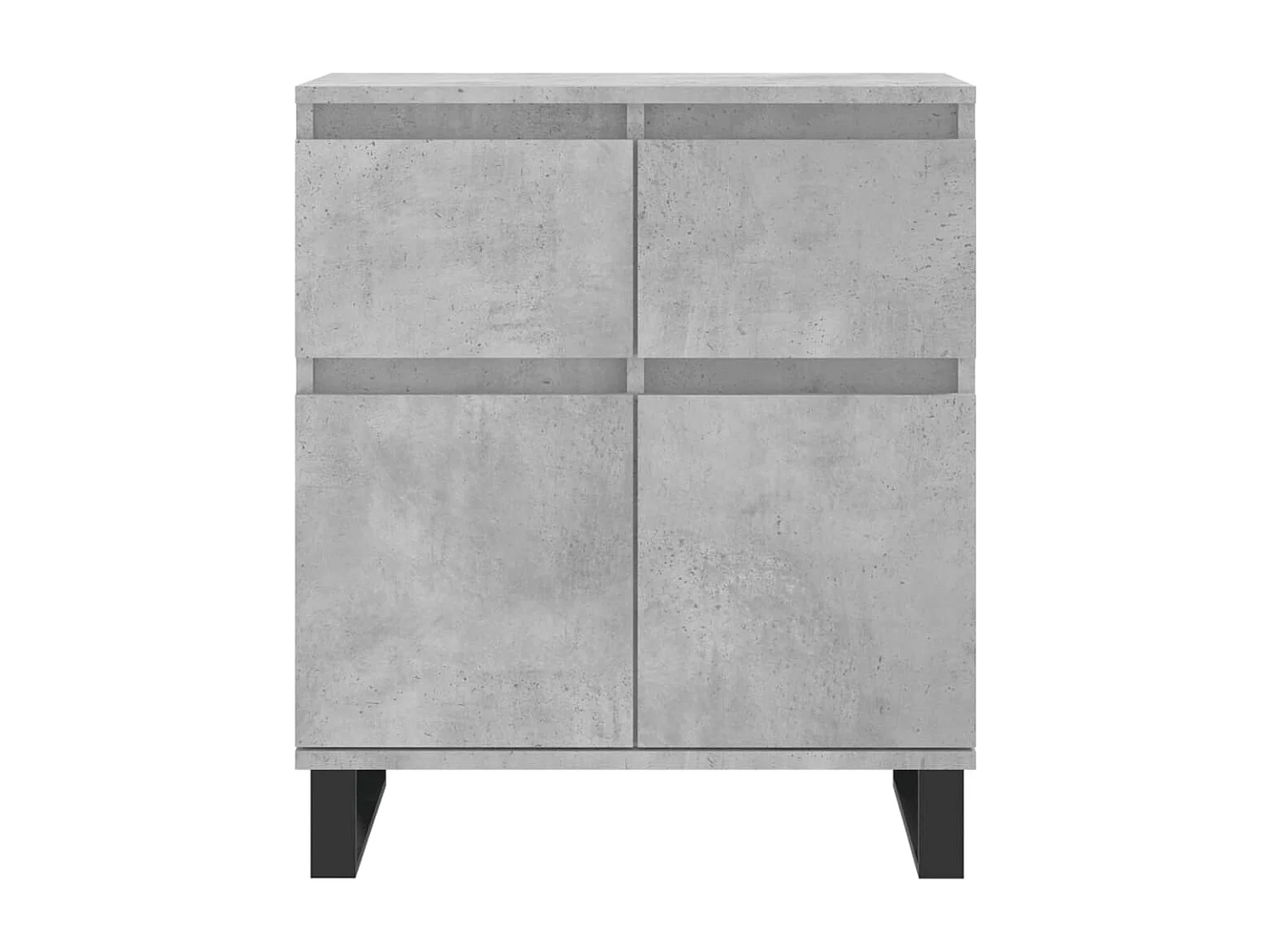 Buffet Gris béton 60x35x70 cm Bois d'ingénierie