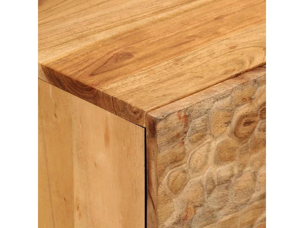 Móvel de apoio 80x33x75 cm madeira de acácia maciça