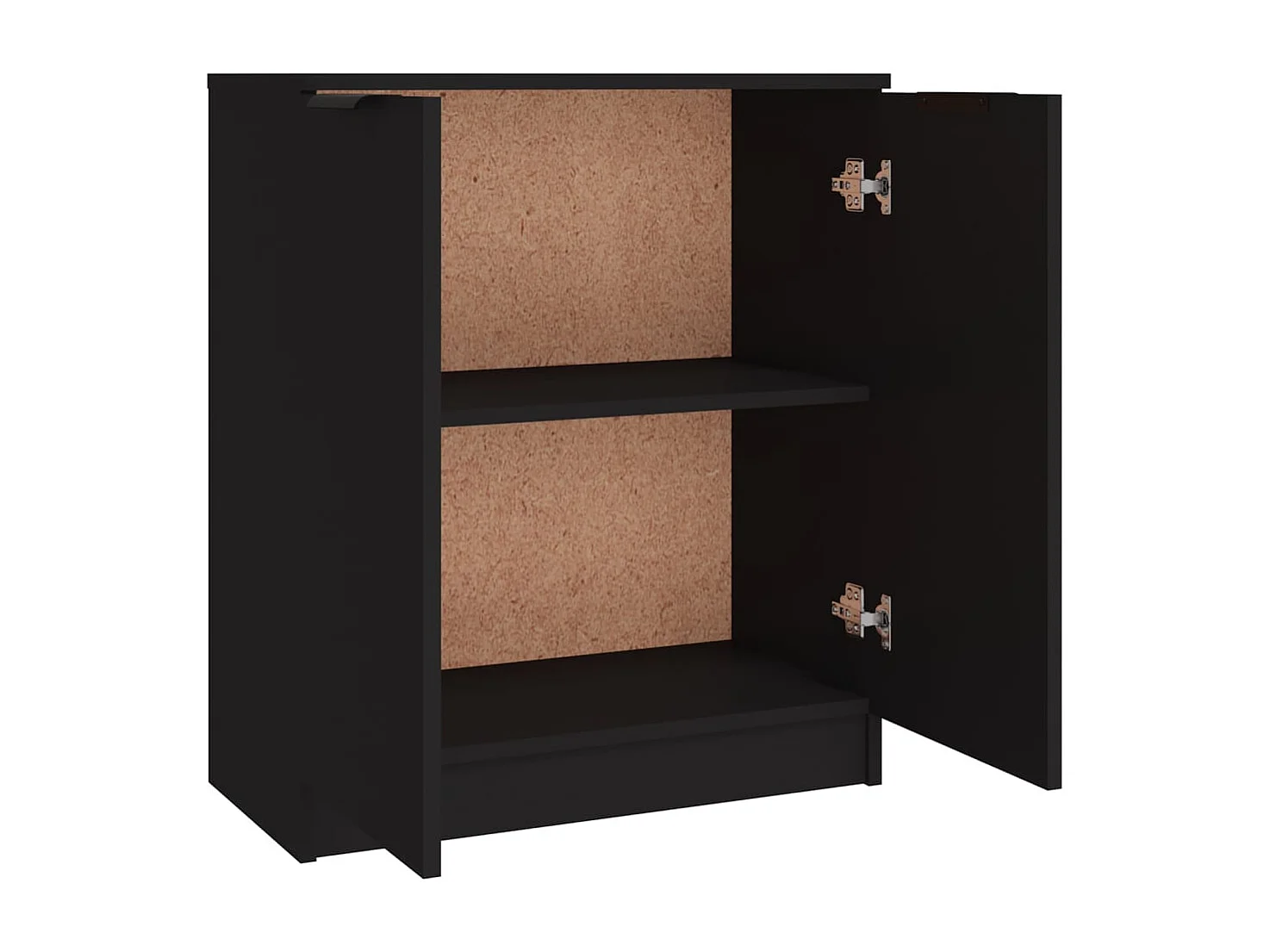 Buffets 3 pièces noir bois d'ingénierie