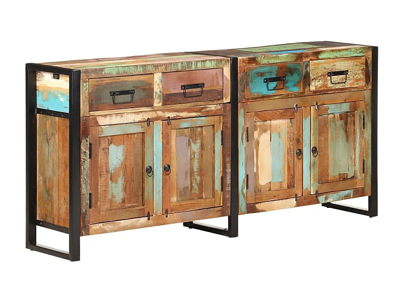 Buffet 172x35x80 cm Bois de récupération massif