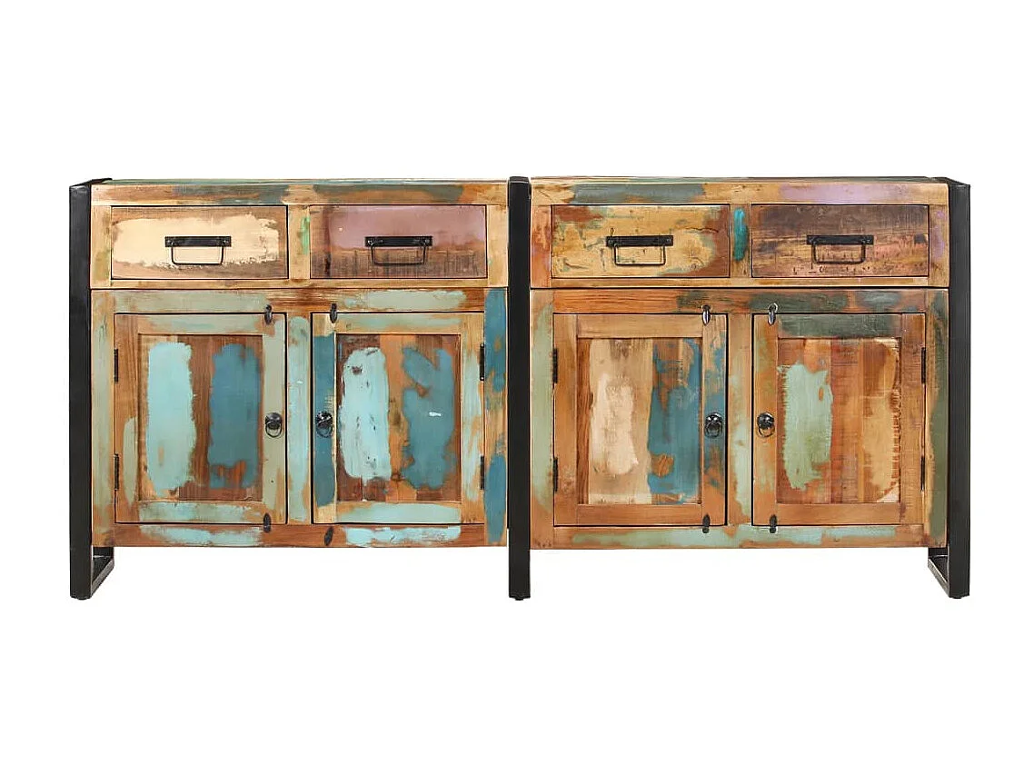 Buffet 172x35x80 cm Bois de récupération massif