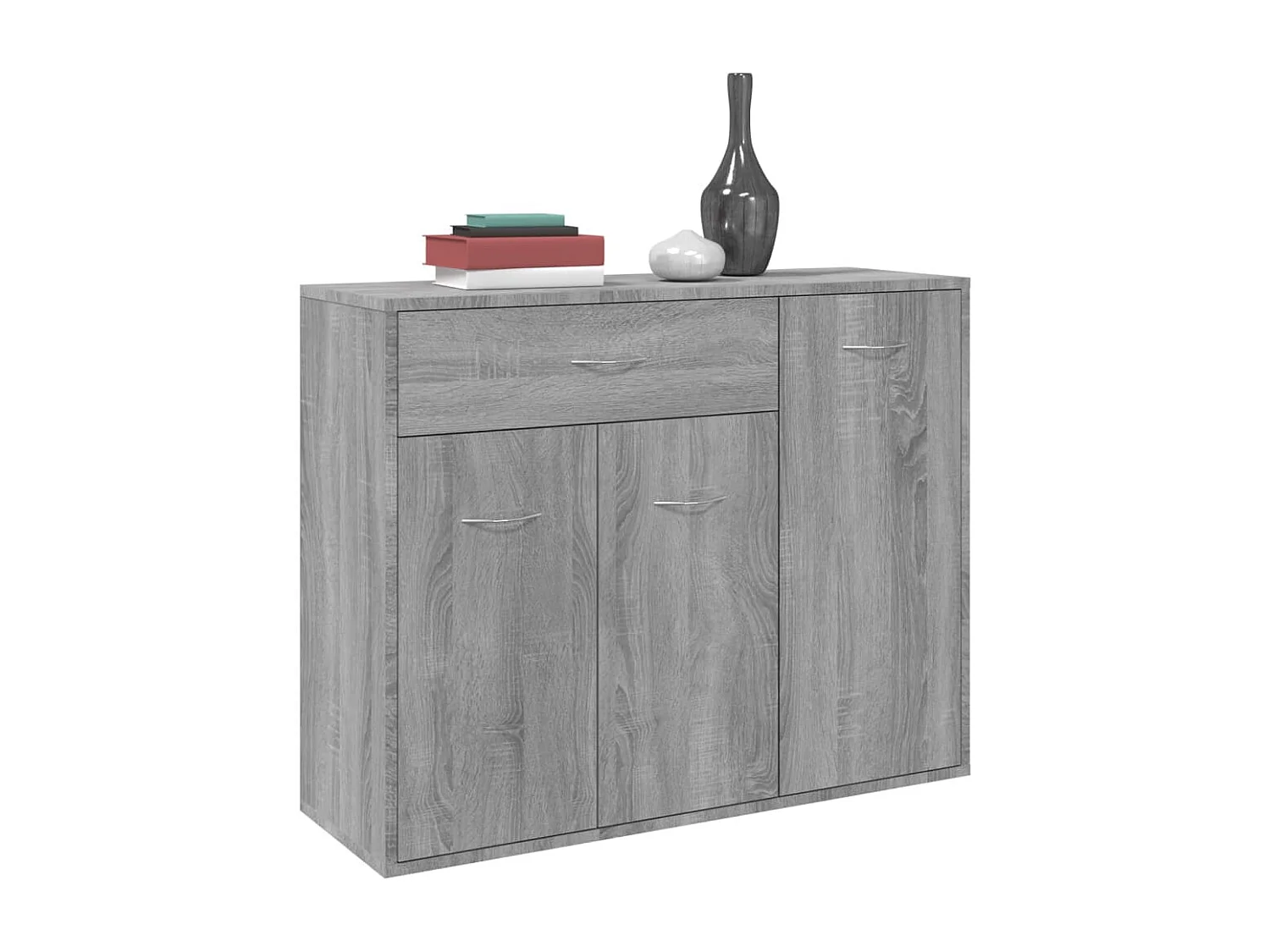 Buffet Sonoma gris 88x30x70 cm Bois d'ingénierie