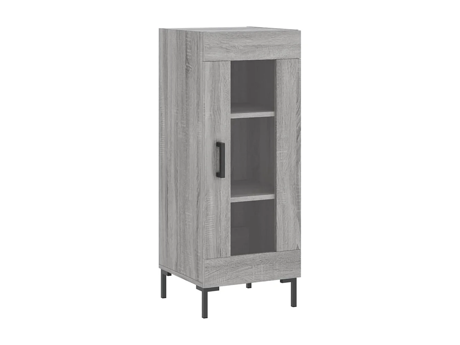 Buffet haut Sonoma gris 34,5x34x180 cm Bois d'ingénierie