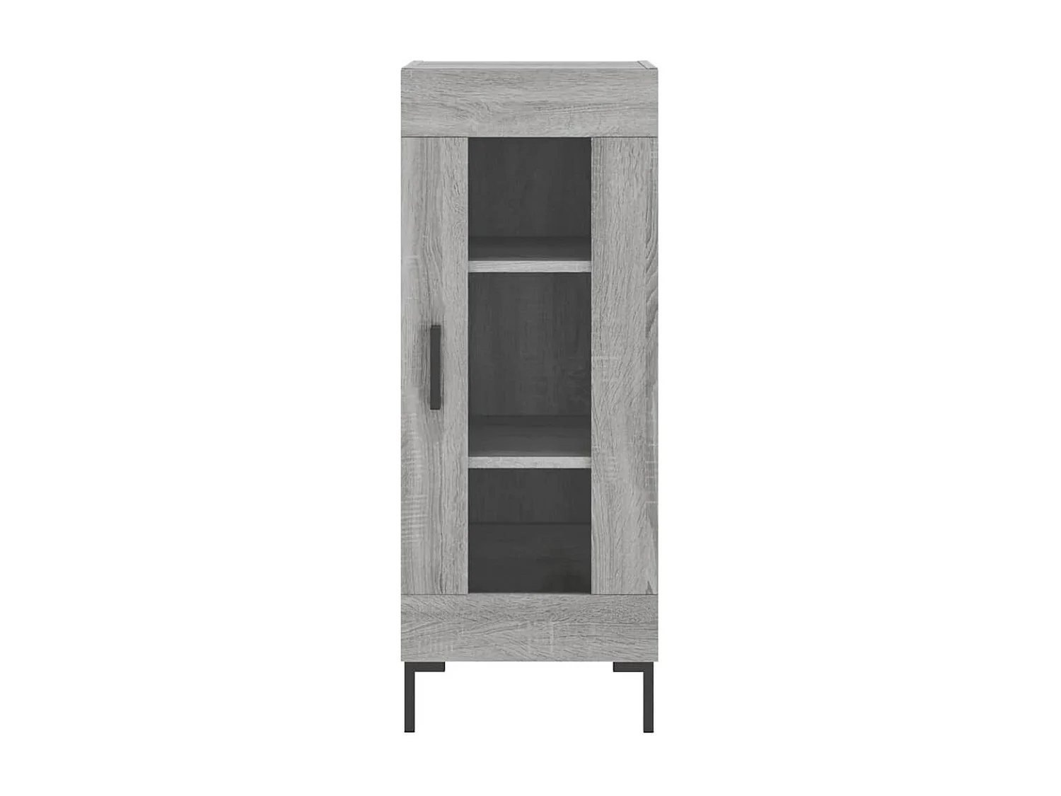 Buffet haut Sonoma gris 34,5x34x180 cm Bois d'ingénierie