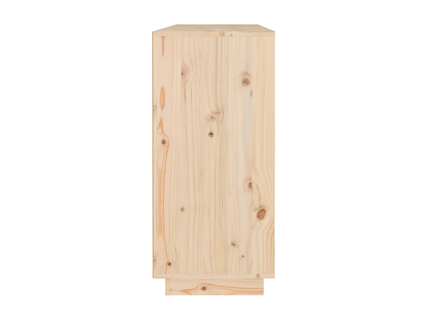 Aparador de madera maciza de pino 110x34x75 cm
