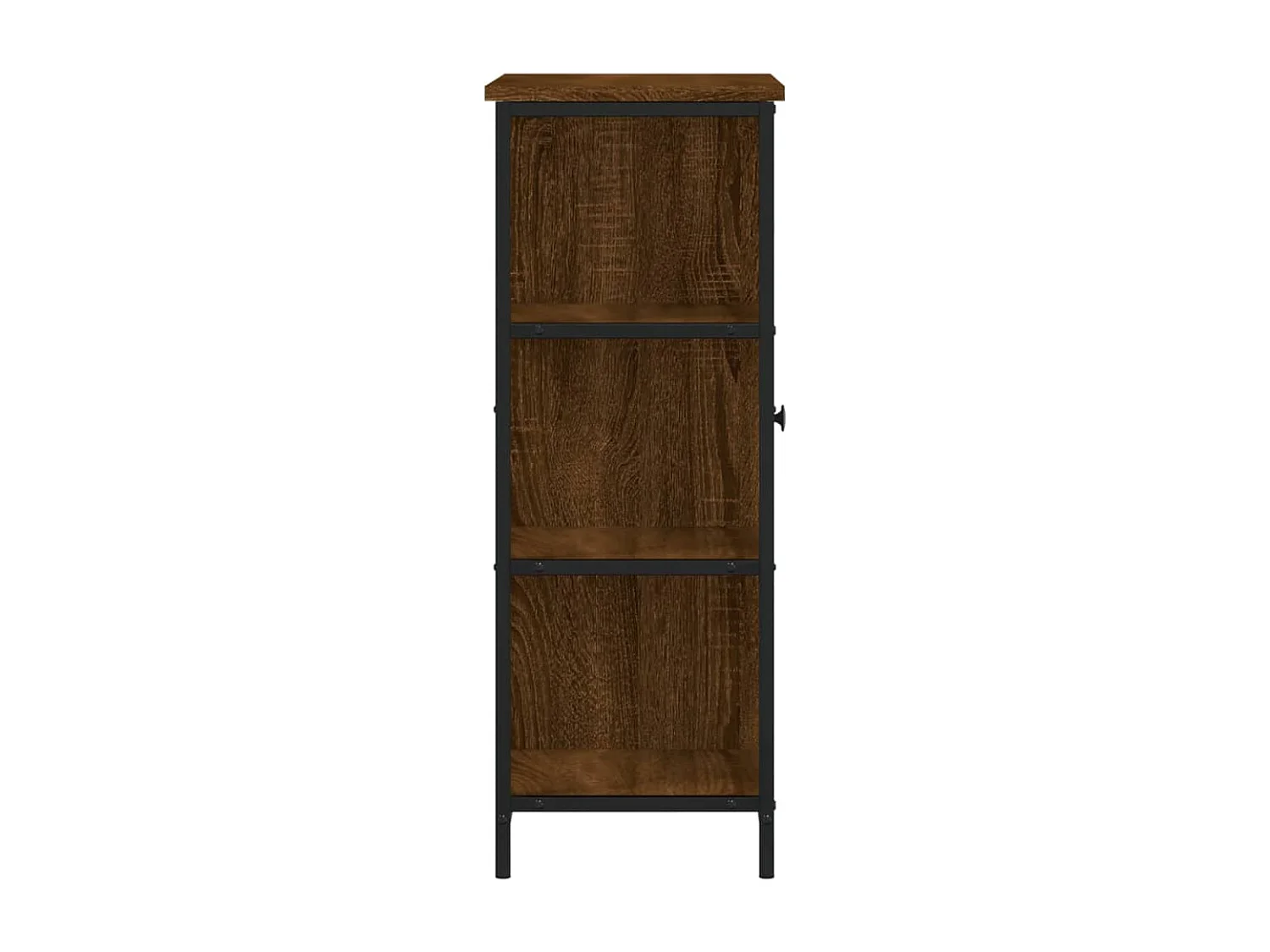 Buffet chêne marron 70x30x80 cm bois d'ingénierie