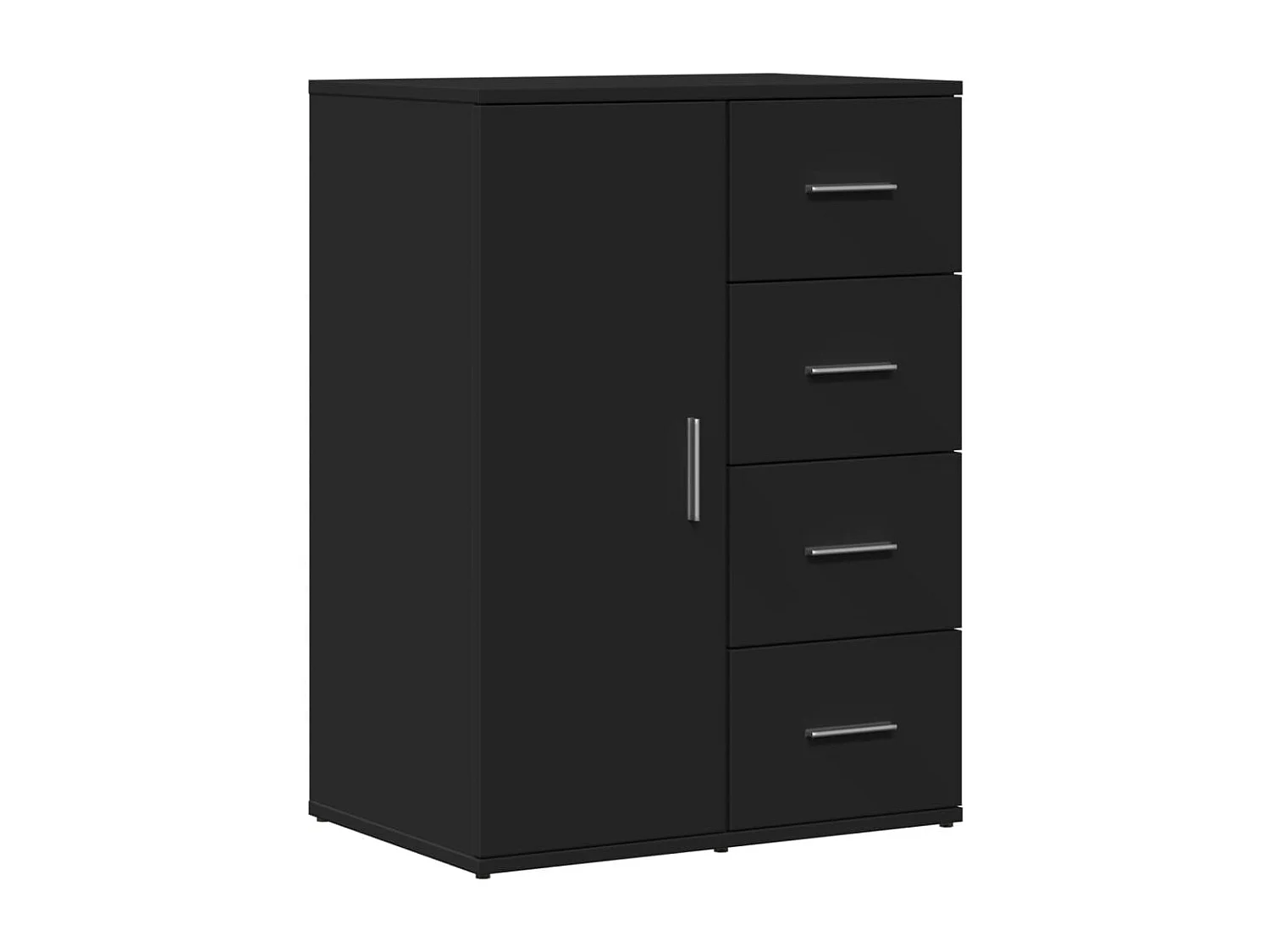 Aparador 59x39x80 cm derivados de madeira preto