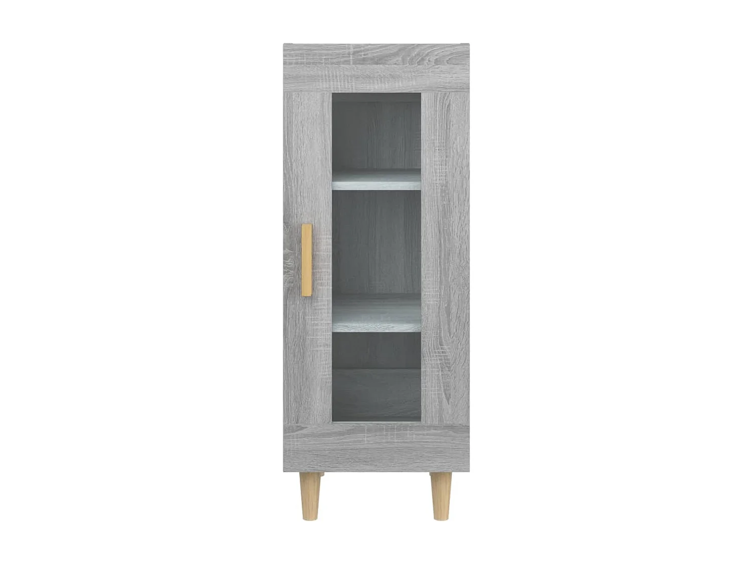 Buffet Sonoma gris 34,5x34x90 cm Bois d'ingénierie