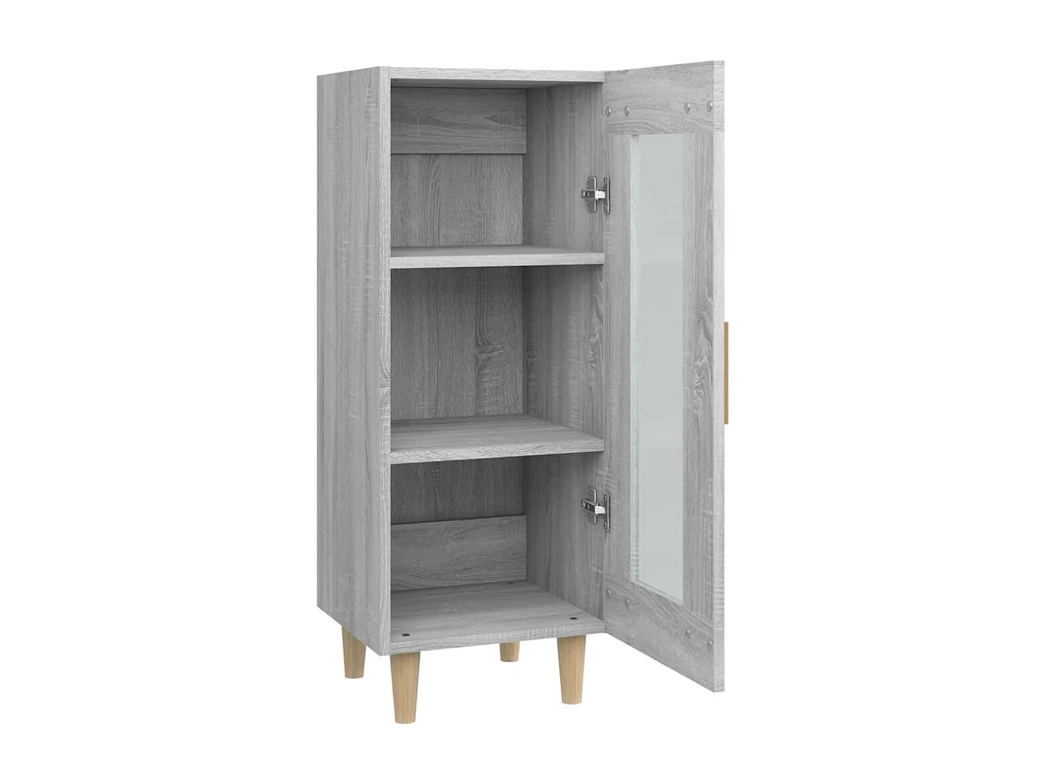Buffet Sonoma gris 34,5x34x90 cm Bois d'ingénierie