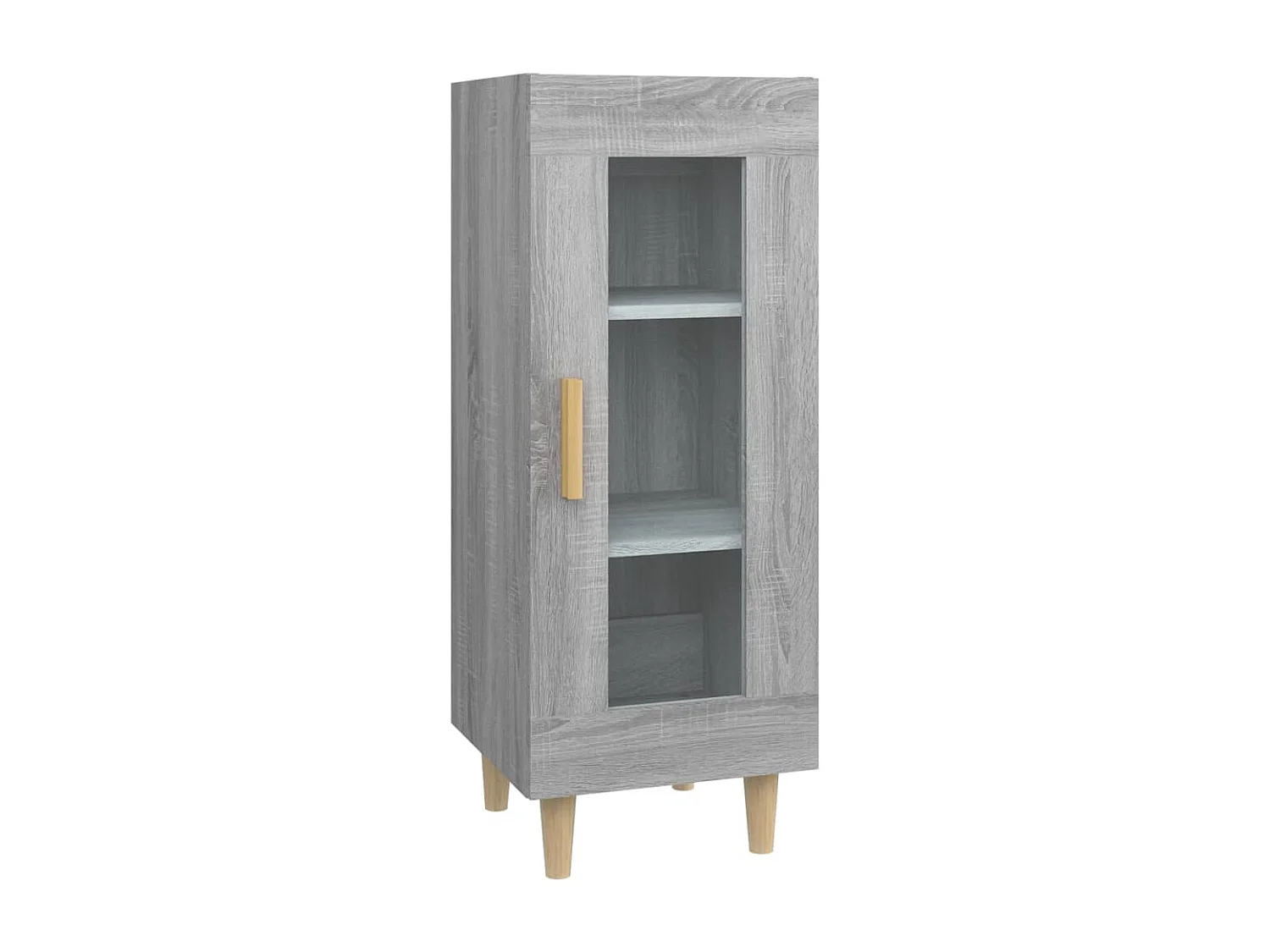 Buffet Sonoma gris 34,5x34x90 cm Bois d'ingénierie