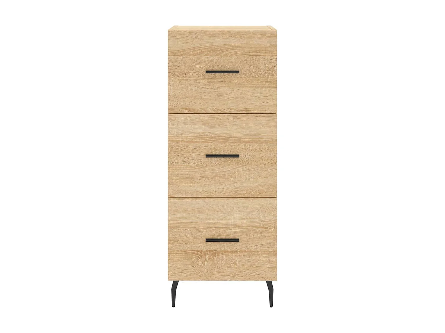 Dressoir 34,5x34x90 cm bewerkt hout sonoma eiken
