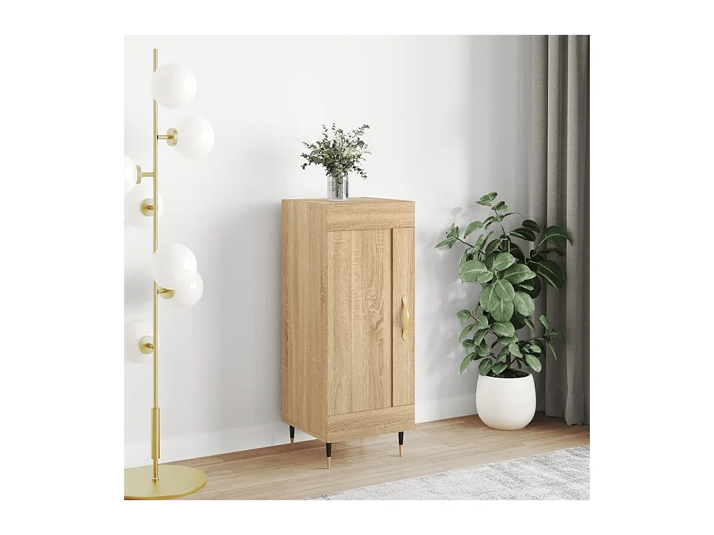 Buffet Chêne sonoma 34,5x34x90 cm Bois d'ingénierie