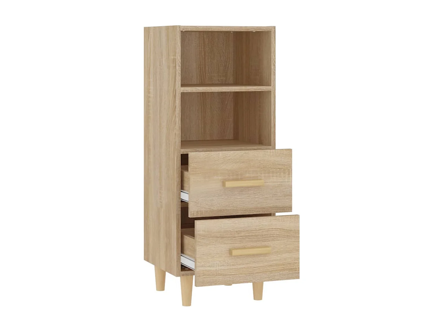 Buffet Chêne sonoma 34,5x34x90 cm Bois d'ingénierie
