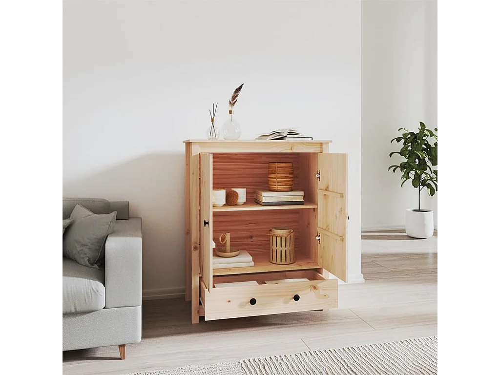Buffet 83x41,5x100 cm Bois massif de pin