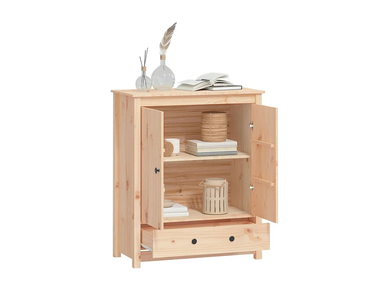 Buffet 83x41,5x100 cm Bois massif de pin