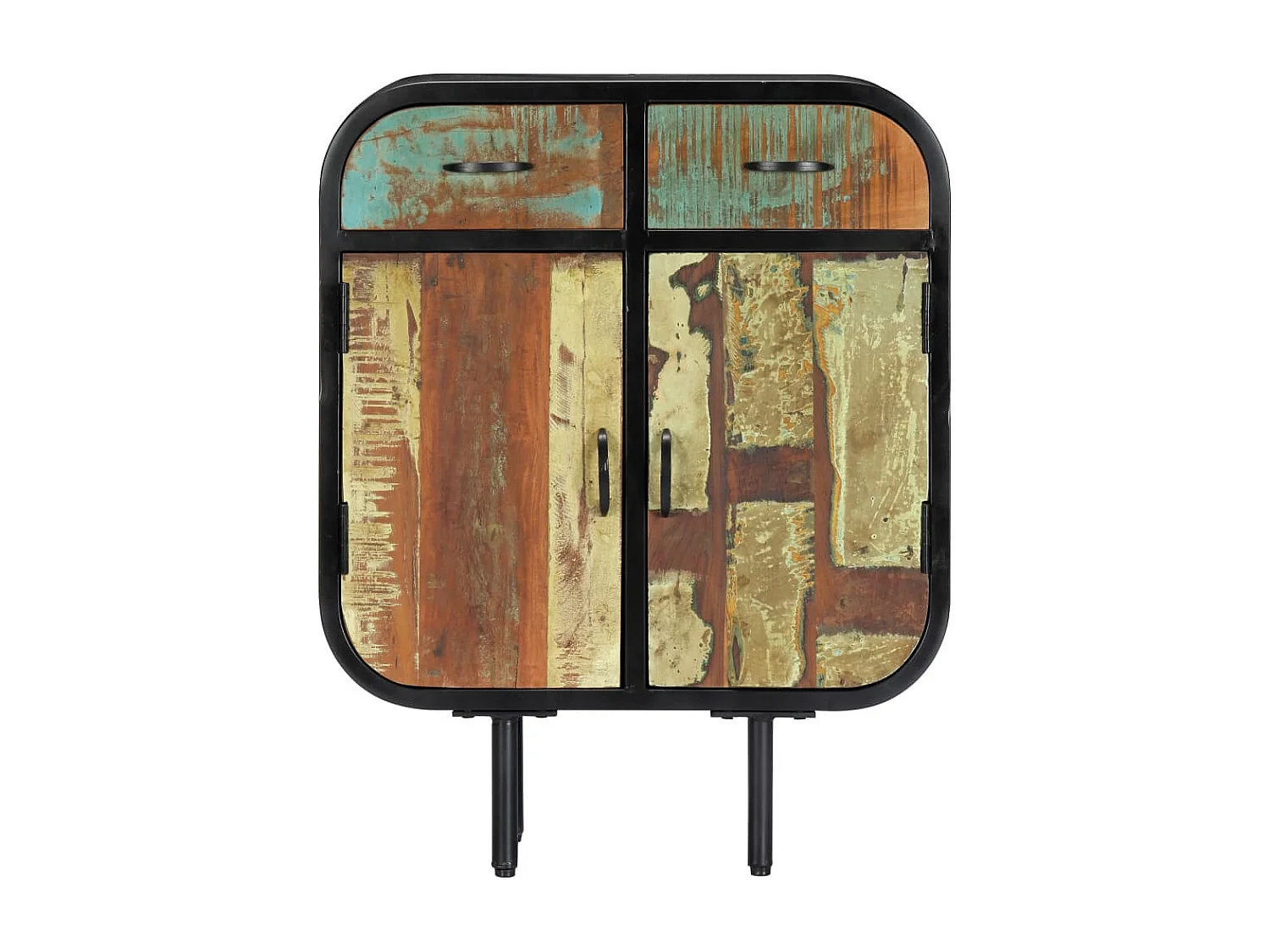 Buffet 60 x 30 x 75 cm Bois de récupération massif