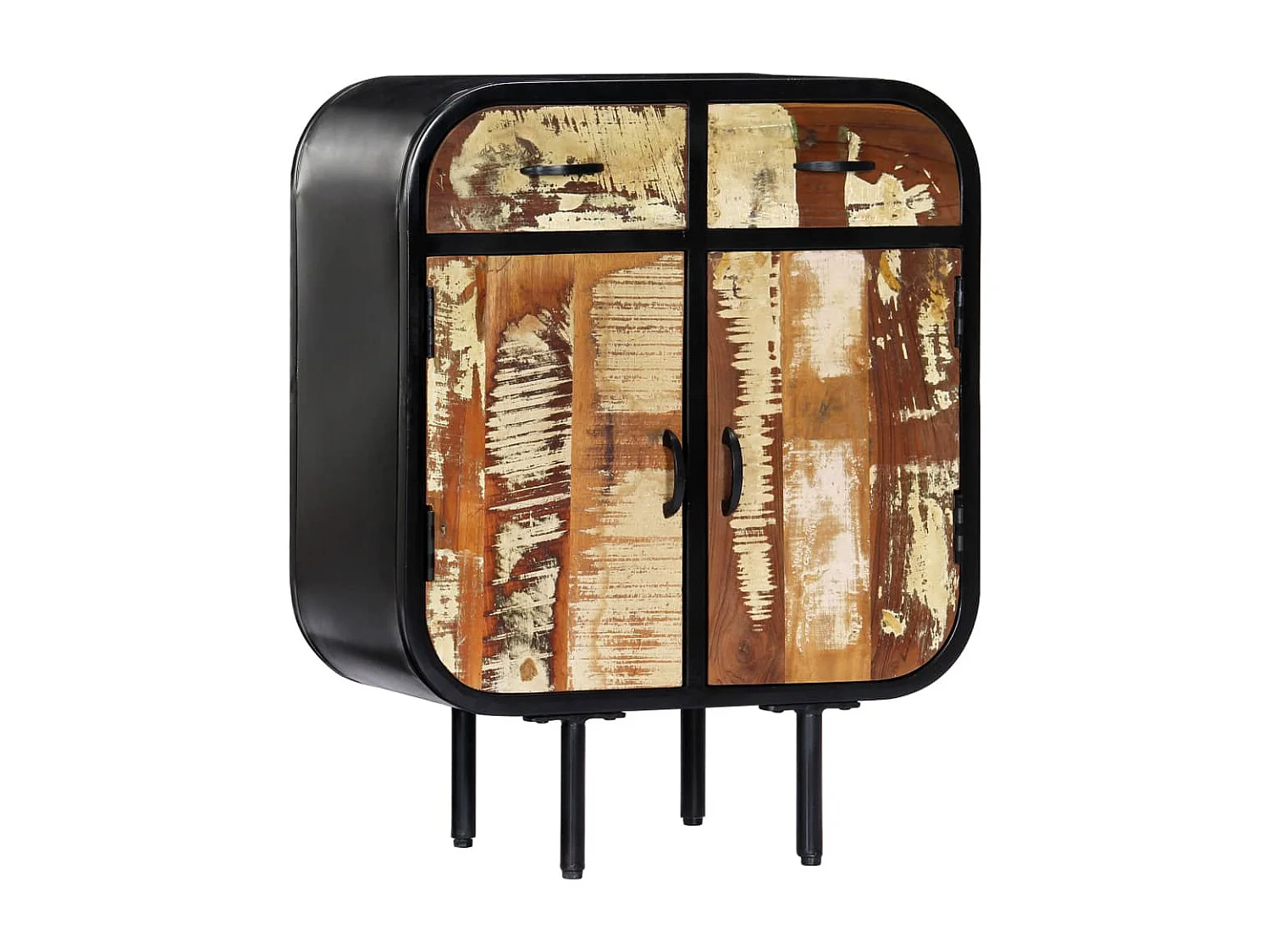 Buffet 60 x 30 x 75 cm Bois de récupération massif