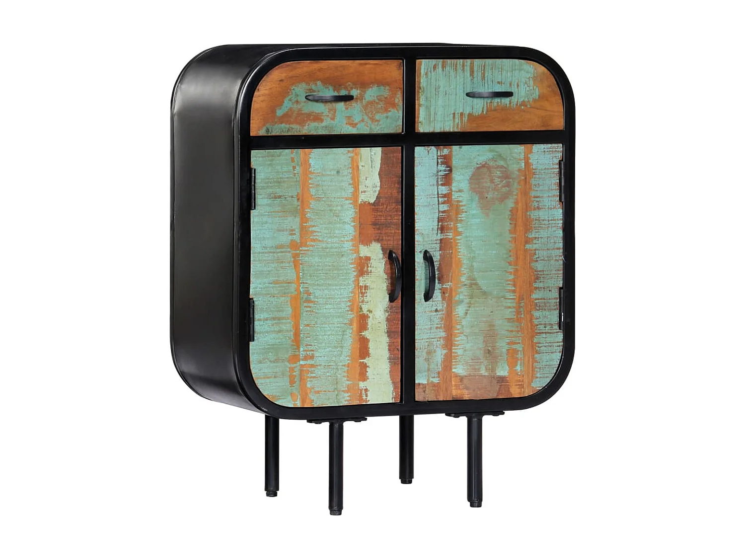 Buffet 60 x 30 x 75 cm Bois de récupération massif