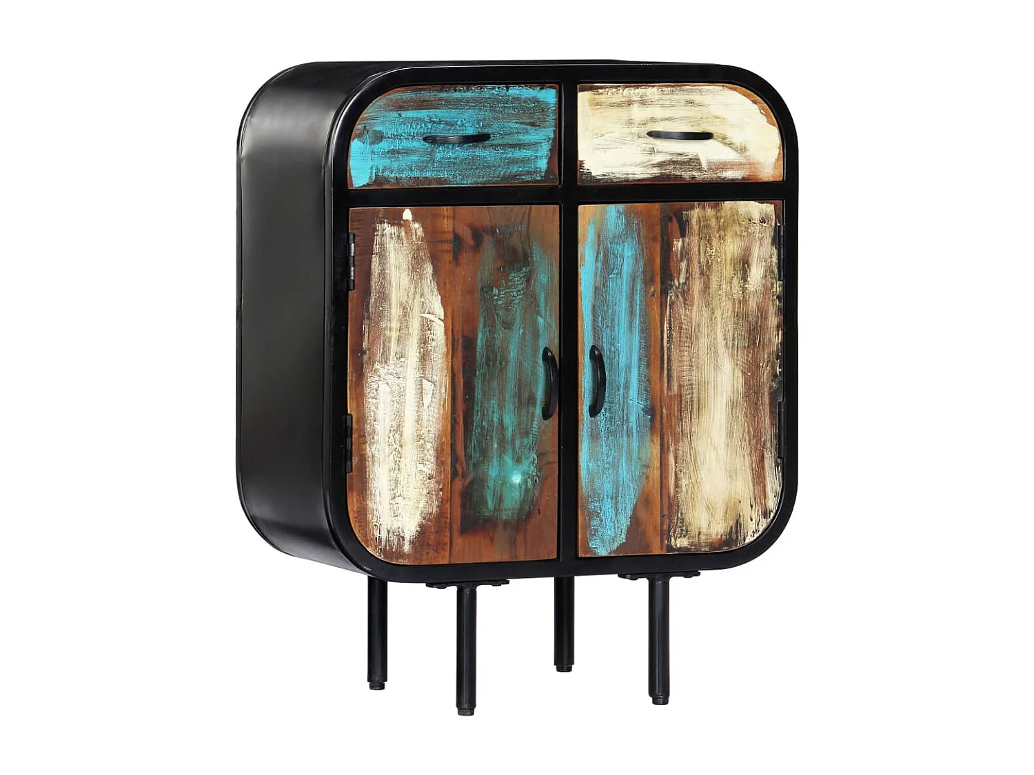 Buffet 60 x 30 x 75 cm Bois de récupération massif