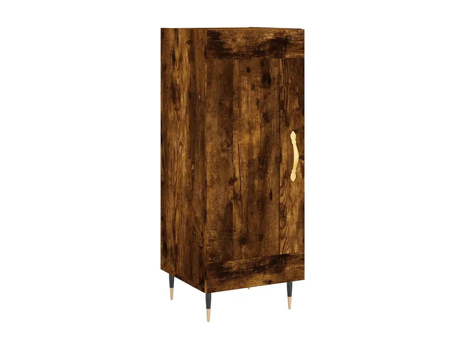 Buffet Chêne fumé 34,5x34x90 cm Bois d'ingénierie
