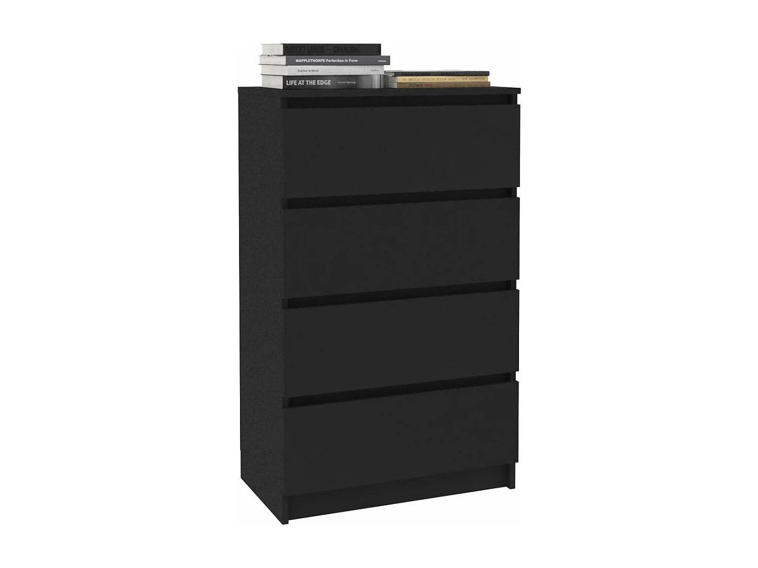 Buffet Noir 60x35x98,5 cm Bois d'ingénierie